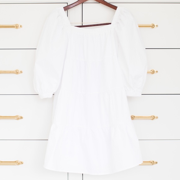 Tuckernuck Pomander Place White Halile Tiered Dress Size Small NWOT - Picture 6 of 12